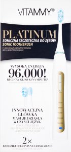 Szczoteczka Vitammy Szczoteczka soniczna Platinum Biała 6