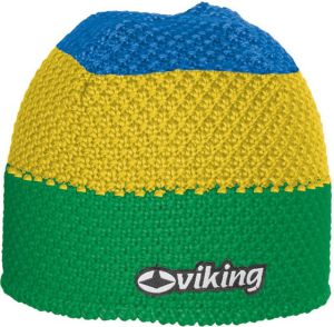 Viking Czapka Thermolite 4117 żółto-zielono-niebieska (2184117UNI) 1