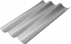 Rossner BLACHA FORMA DO PIECZENIA BAGIETEK NA 3 BAGIETKI 5