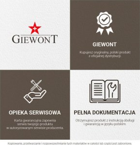 Zegarek Giewont Zegarek Męski GIEWONT GW8620-1 Chronograf 15