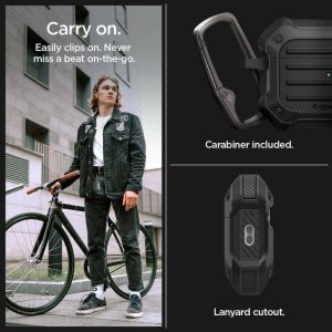 Spigen Etui APPLE AIRPODS PRO 1 / 2 Spigen Tough Armor Mag MagSafe czarne 33
