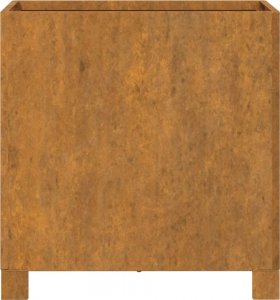 vidaXL Donice na nóżkach, 2 szt., szare, 42x40x43 cm, stal kortenowska 6