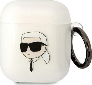 Karl Lagerfeld Karl Lagerfeld KLA2HNIKTCT AirPods 1/2 cover transparent Karl`s Head 1