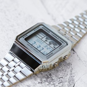 Zegarek Casio ZEGAREK MĘSKI CASIO VINTAGE A500WA-7 (zd158b) 4