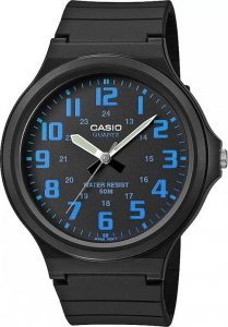 Zegarek Casio ZEGAREK MĘSKI CASIO MW-240-2B (zd166d) - KLASYKA 1