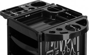 Gabbiano GABBIANO POMOCNIK FRYZJERSKI X11-9 CZARNY GRAFIKA 6