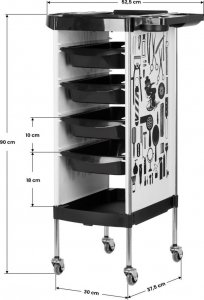 Gabbiano GABBIANO POMOCNIK FRYZJERSKI X11-9 BIAŁY GRAFIKA 7