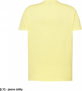 JHK T-shirt JHK TSRA 150 - męski z krótkim rękawem wzmocniony lycrą ściągacz, 100% bawełna, 155-160g - fuksja XS 114