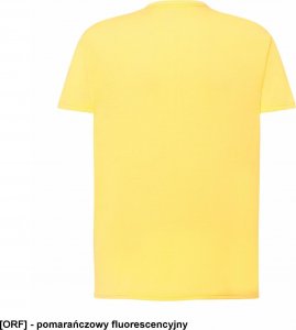 JHK T-shirt JHK TSRA 150 - męski z krótkim rękawem wzmocniony lycrą ściągacz, 100% bawełna, 155-160g - fuksja XS 116