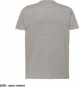 JHK T-shirt JHK TSRA 150 - męski z krótkim rękawem wzmocniony lycrą ściągacz, 100% bawełna, 155-160g - fuksja XS 145