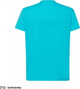 JHK T-shirt JHK TSRA 150 - męski z krótkim rękawem wzmocniony lycrą ściągacz, 100% bawełna, 155-160g - fuksja XS 154