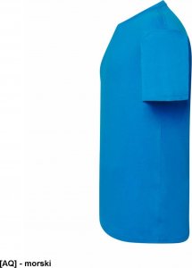 JHK T-shirt JHK TSRA 150 - męski z krótkim rękawem wzmocniony lycrą ściągacz, 100% bawełna, 155-160g - fuksja XS 54