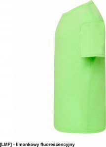 JHK T-shirt JHK TSRA 150 - męski z krótkim rękawem wzmocniony lycrą ściągacz, 100% bawełna, 155-160g - fuksja XS 82