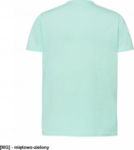 JHK T-shirt JHK TSRA 150 - męski z krótkim rękawem wzmocniony lycrą ściągacz, 100% bawełna, 155-160g - fuksja XS 84