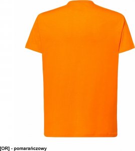 JHK Premium T-shirt JHK TSRA 190 - męski z krótkim rękawem, wzmocniony lycrą ściągacz, 98% bawełna, 2% poliester, 190g - brzoskwiniowy 2XL 53