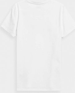 4f T-shirt 4F Koszulka męska z nadrukiem BIAŁA XXL 2