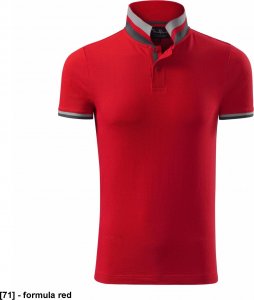 MALFINI Collar Up 256 - ADLER - Koszulka polo męska, 215 g/m2, 100% bawełna, - czarny L 1