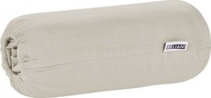 Beliani Bawełniane prześcieradło z gumką 200 x 200 cm beżowoszare JANBU 5