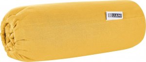 Beliani Bawełniane prześcieradło z gumką 200 x 200 cm musztardowe JANBU 5