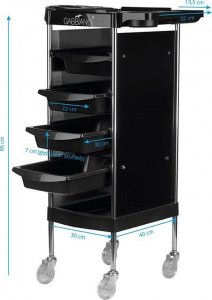 Gabbiano GABBIANO POMOCNIK FRYZJERSKI FX11-B CZARNY 6