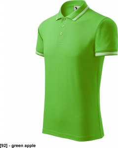 MALFINI Urban 219 - ADLER - Koszulka polo męska, 200 g/m2, 35% poliester, 65% bawełna, - green apple L 2