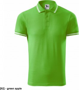 MALFINI Urban 219 - ADLER - Koszulka polo męska, 200 g/m2, 35% poliester, 65% bawełna, - green apple XL 1