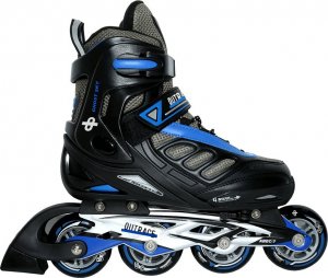 Rolki Outrace Ghost rekreacyjne regulowane czarne r. 43-46 2