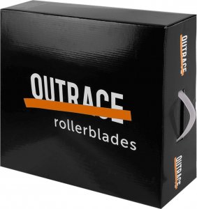 Rolki Outrace Ghost rekreacyjne regulowane czarne r. 43-46 6