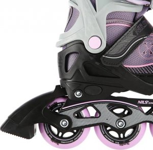 Rolki Nils Extreme NA11008 rekreacyjne regulowane fioletowe r. 39-42 4