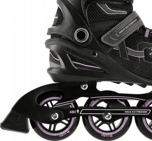 Rolki Nils Extreme NA9157 rekreacyjne fioletowe r. 44 6