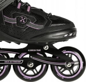 Rolki Nils Extreme NA9157 rekreacyjne fioletowe r. 44 7