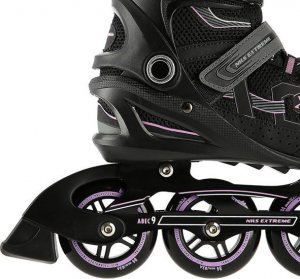 Rolki Nils Extreme NA9157 rekreacyjne fioletowe r. 42 4