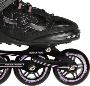 Rolki Nils Extreme NA9157 rekreacyjne fioletowe r. 43 7