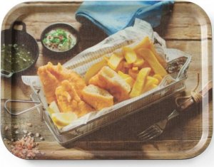 Hendi Taca antypoślizgowa do serwowania tasty fish chips 330 x 430 mm - Hendi 508022 1
