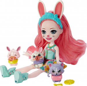 Mattel Enchantimals BFF Reveal Lalka + zwierzątka niespodzianki HLK85 3