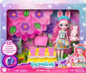 Mattel Enchantimals BFF Reveal Lalka + zwierzątka niespodzianki HLK85 7