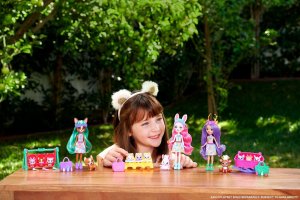 Mattel Enchantimals BFF Reveal Lalka + zwierzątka niespodzianki HLK85 8