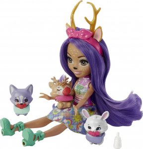 Mattel Enchantimals BFF Reveal Lalka Danessa Deer + zwierzątka niespodzianki HLK84 (HLK83) 3