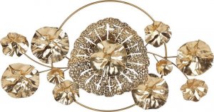 Beliani Dekoracja ścienna złota CHROMIUM 2