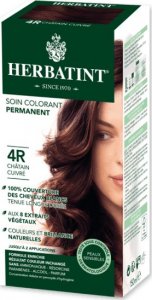 Herbatint  Trwała farba do włosów, 4R MIEDZIANY KASZTAN, seria miedziana 1