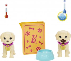 Lalka Barbie Mattel Adopcja piesków Zestaw + lalka HKD86 13
