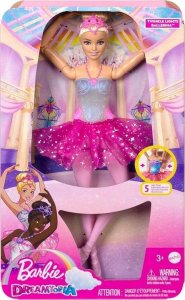 Lalka Barbie Mattel Baletnica Magiczne światełka Lalka Blondynka HLC25 1