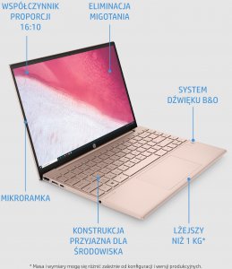 Laptop HP HP Pavilion Aero Laptop 13-be1103nw 74F87EA Ryzen 5 / 16GB / 512GB SSD / Radeon / WUXGA / Win11 / Srebrny 17