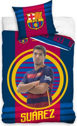 Carbotex Pościel FC Barcelona "Suarez" 160x200 + 70x80 (FCB9007-SUAREZ) 1