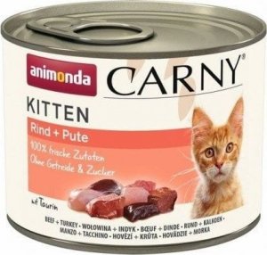 Animonda ANIMONDA Carny Kitten smak: wołowina,indyk 200g 1