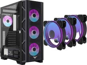Obudowa PREYON Obudowa PREYON Nest Meshy+ (PRENMP04B) + Wentylator PREYON Eagle Eye 120 PWM ARGB 3-pack (PEE1203B) 31