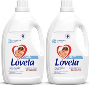 Lovela hipoalergiczne mleczko do prania ubranek niemowlęcych i dziecięcych do kolorów 4,5l x 2 1