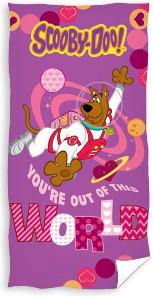 Carbotex Ręcznik kąpielowy Scooby Doo 70x140 (SD8011-R) 1