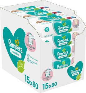 Pampers Chusteczki nawilżane Sensitive 30x80szt. 16