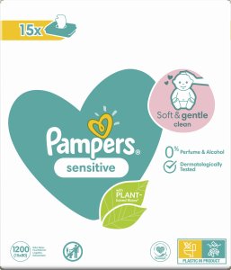 Pampers Chusteczki nawilżane Sensitive 30x80szt. 6